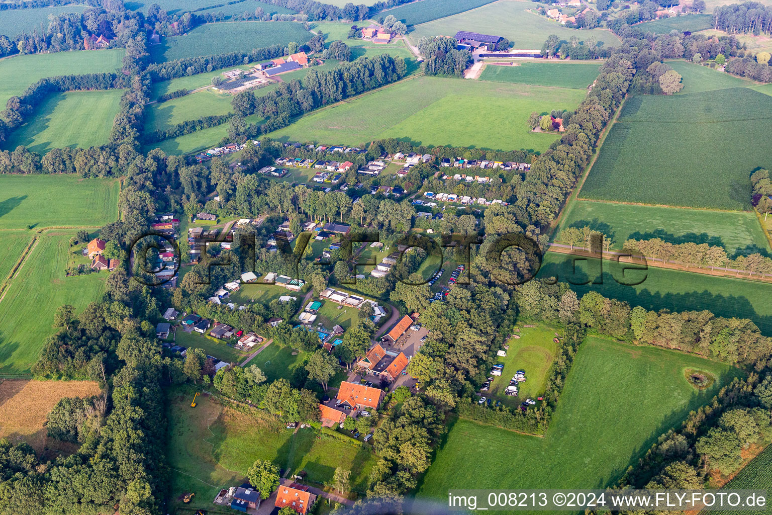 Camping Den Borg Recreation in Rekken in the state Gelderland, Netherlands