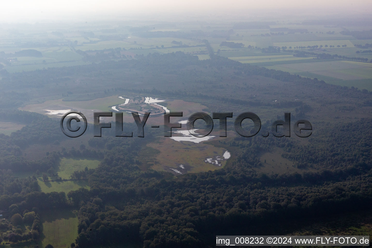 Eibergen in the state Gelderland, Netherlands out of the air