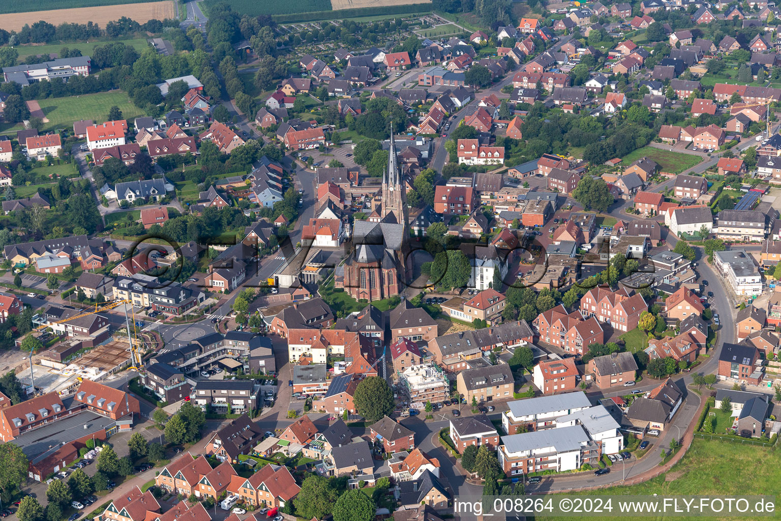 Church building " St. Ludgerus Weseke " in Borken in the state North Rhine-Westphalia, Germany