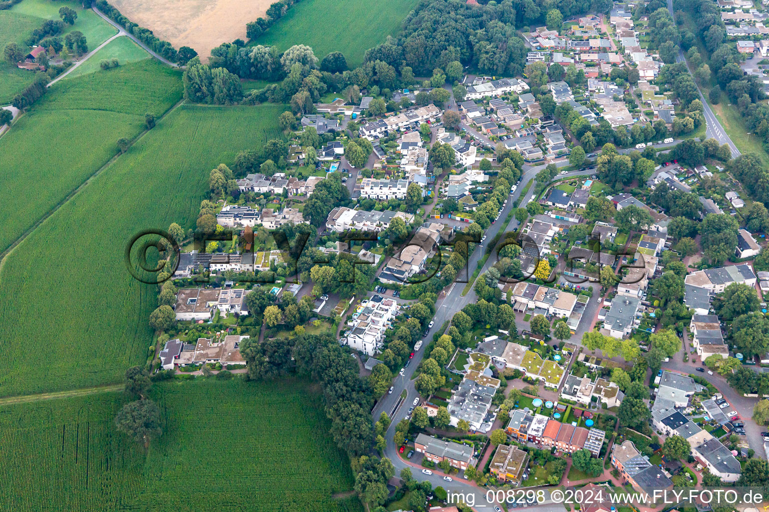 Aerial photograpy of Barkenberg in the state North Rhine-Westphalia, Germany