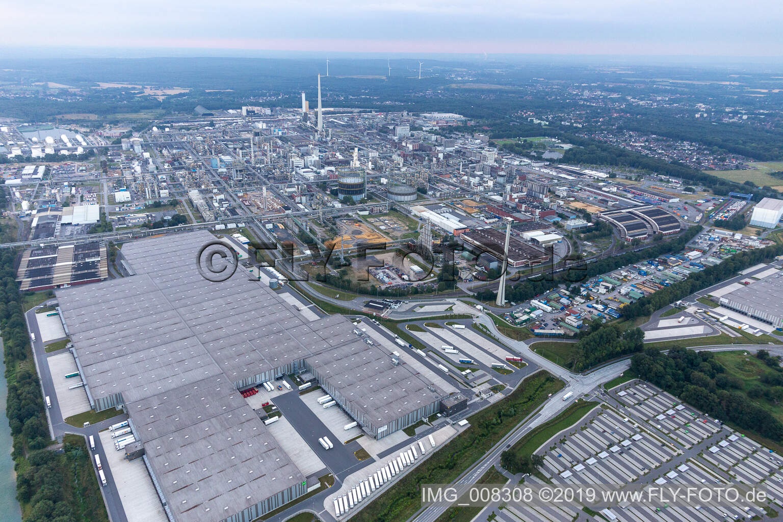 Metro Central Logistic, Chemical Park Marl in Marl in the state North Rhine-Westphalia, Germany