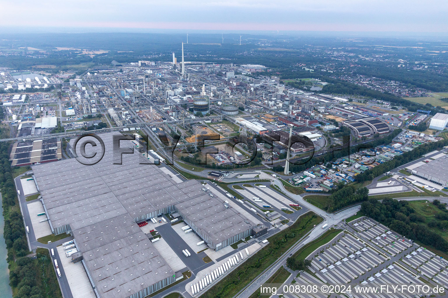 Metro Central Logistic, Chemical Park Marl in the district Chemiezone in Marl in the state North Rhine-Westphalia, Germany