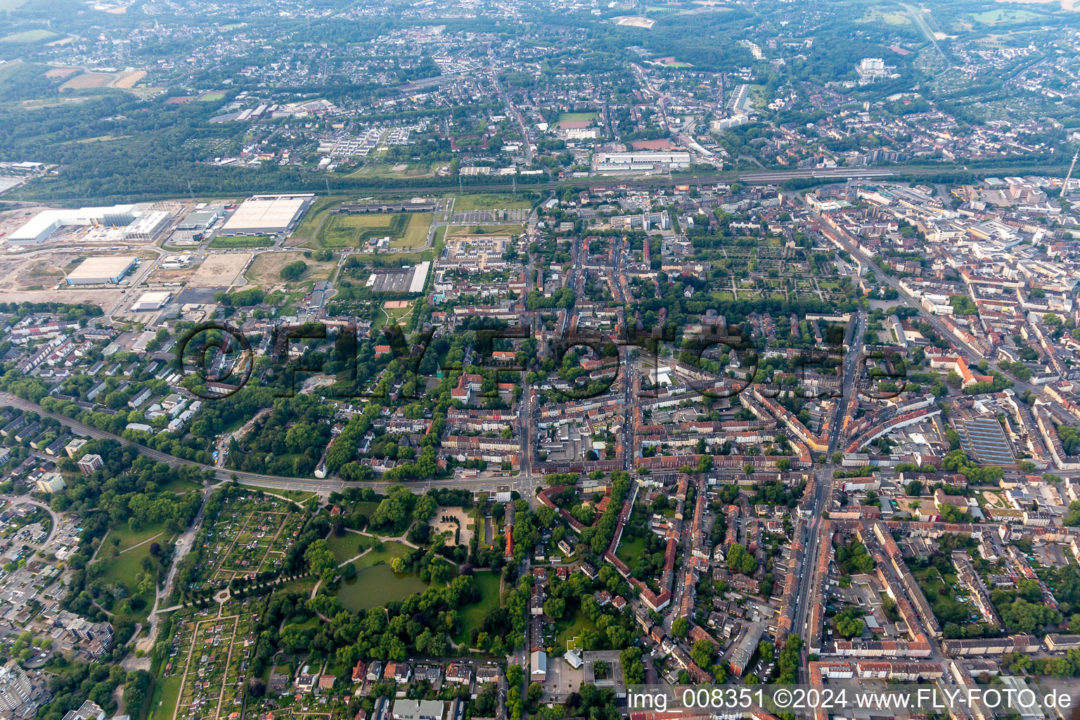 Bulmker Park in Bulmke-Hüllen in the state North Rhine-Westphalia, Germany