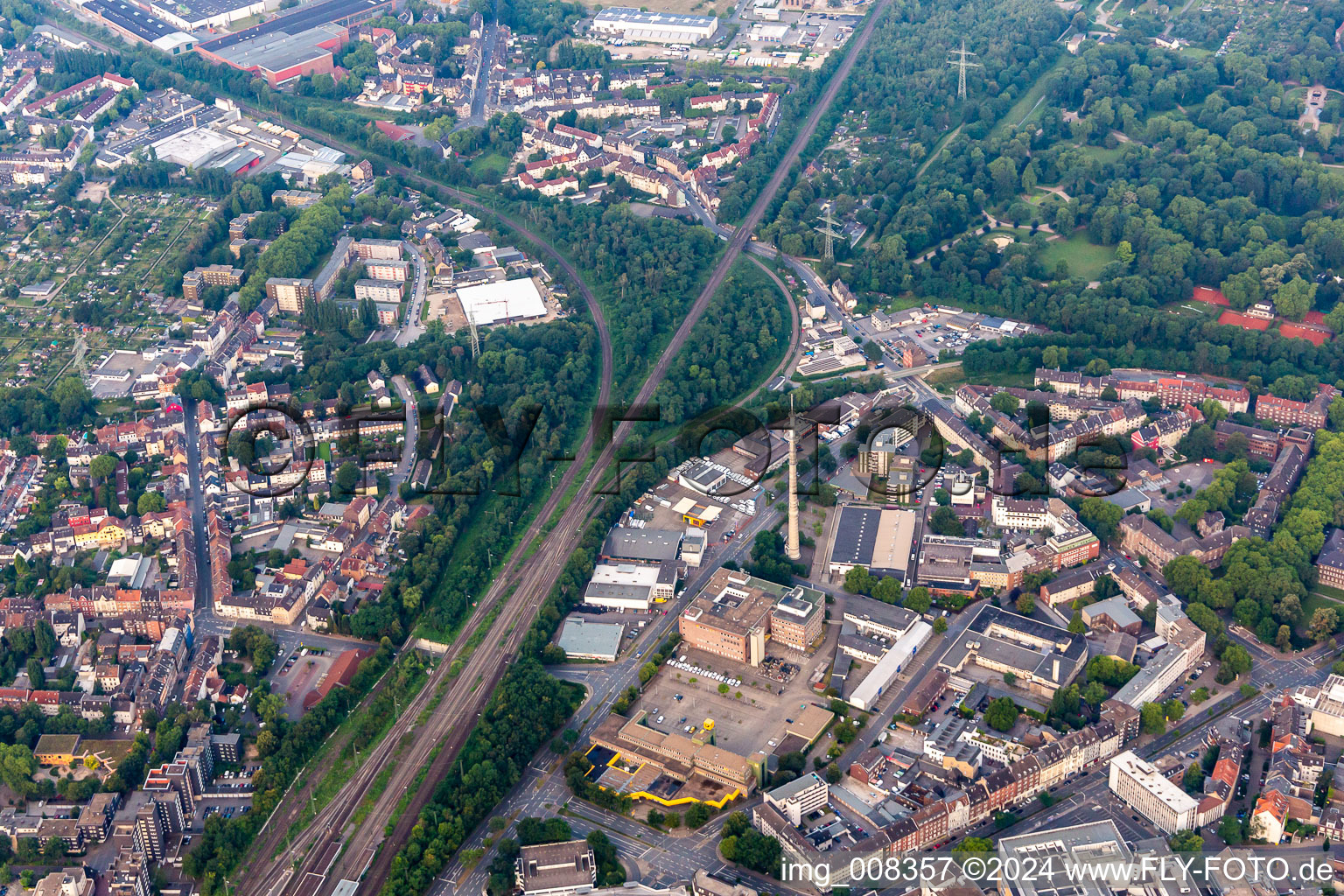 District Gelsenkirchen-Bulmke-Hüllen in Gelsenkirchen in the state North Rhine-Westphalia, Germany