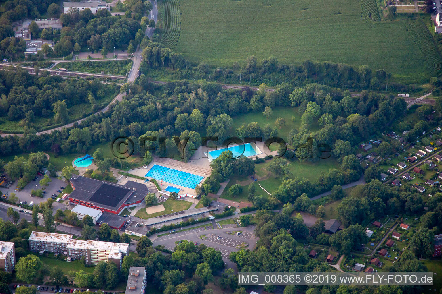 Bath and sport Oststadt in Essen-Freisenbruch in the state North Rhine-Westphalia, Germany