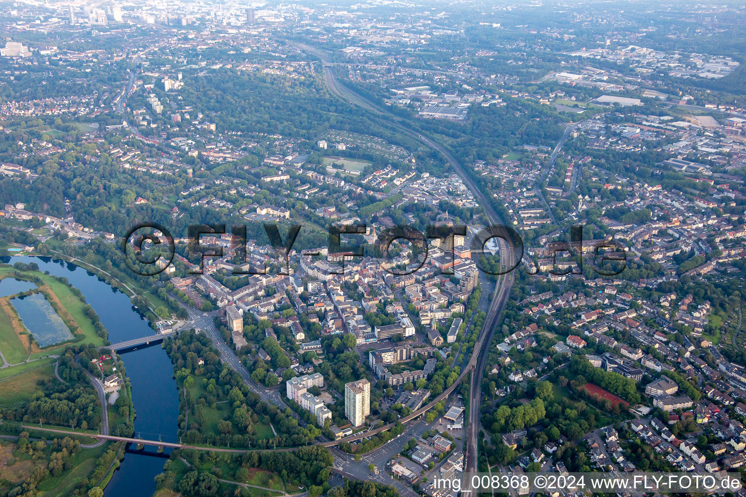 On the Ruhr in the district Steele in Essen in the state North Rhine-Westphalia, Germany