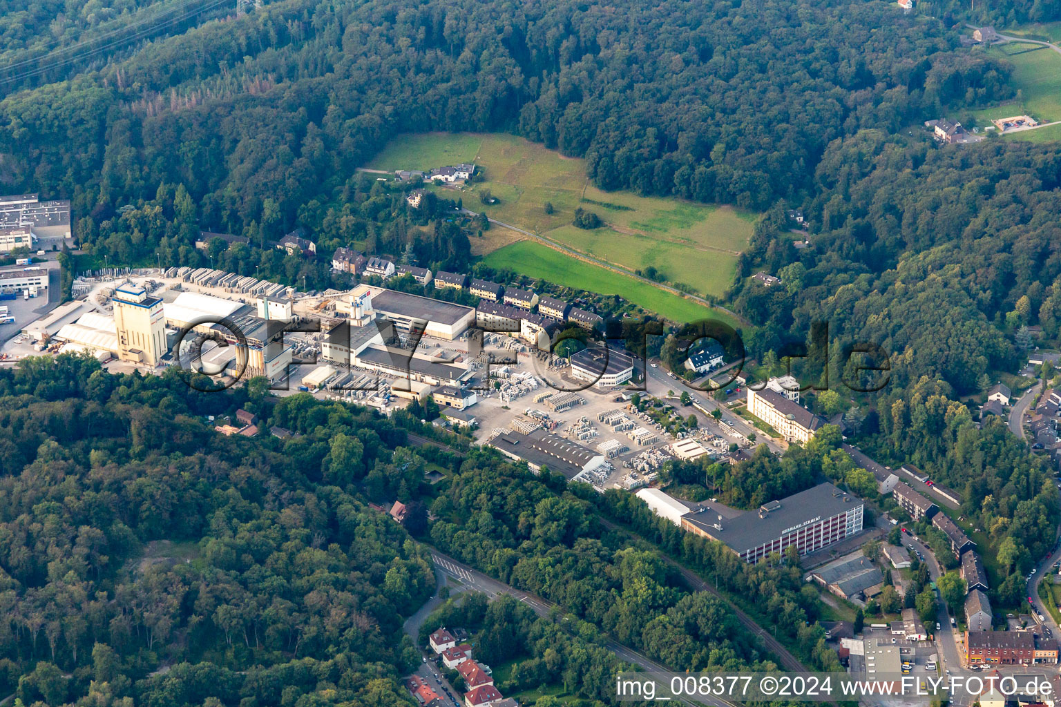 Hermann Schmidt, Ansonic radio and drive technology, Berding Beton, Fleischhof Rasting in Kupferdreh in the state North Rhine-Westphalia, Germany