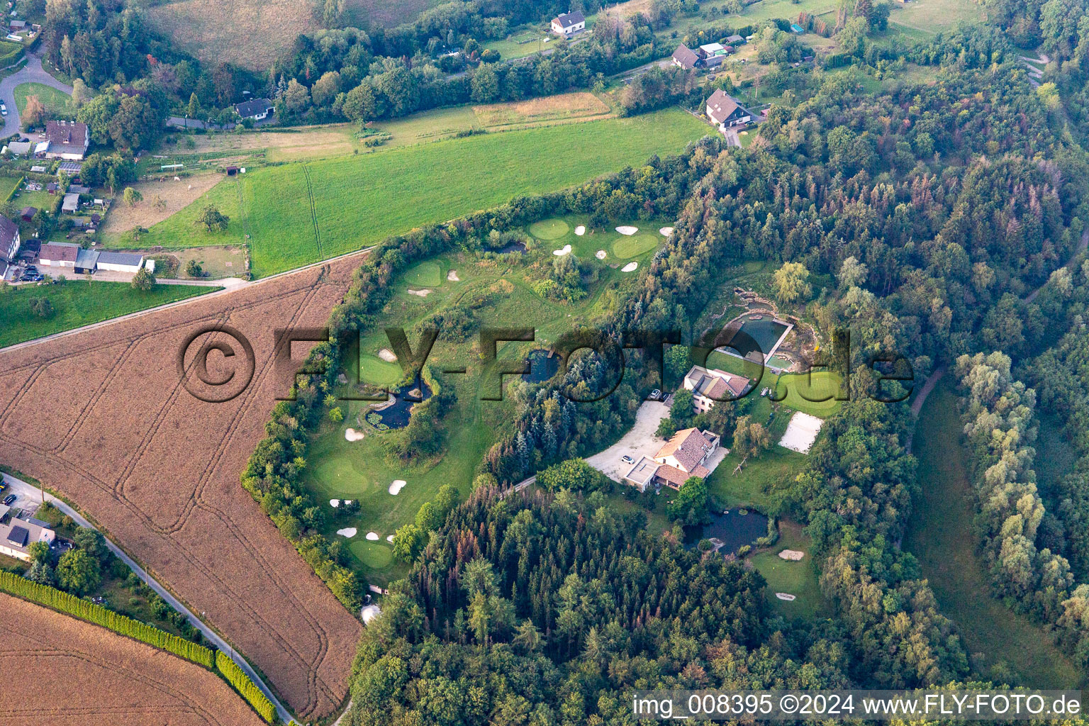 Grounds of the Golf course at Hinkelsteinwiese in Velbert in the state North Rhine-Westphalia, Germany