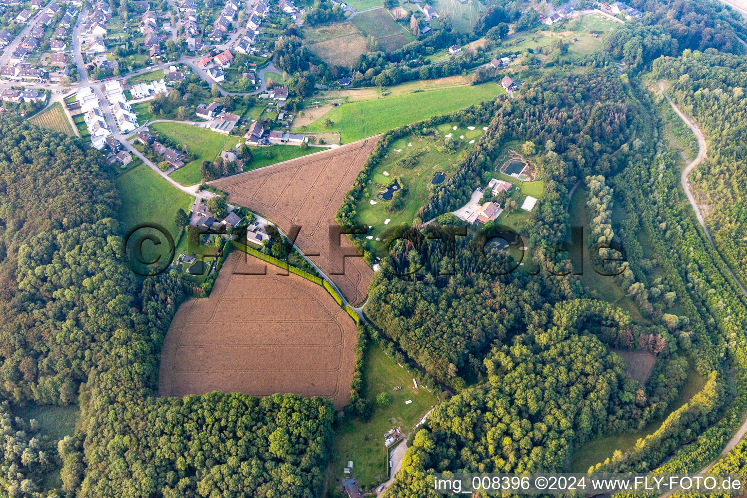 Hinkelsteinwiese Golf Course in the district Neviges in Velbert in the state North Rhine-Westphalia, Germany