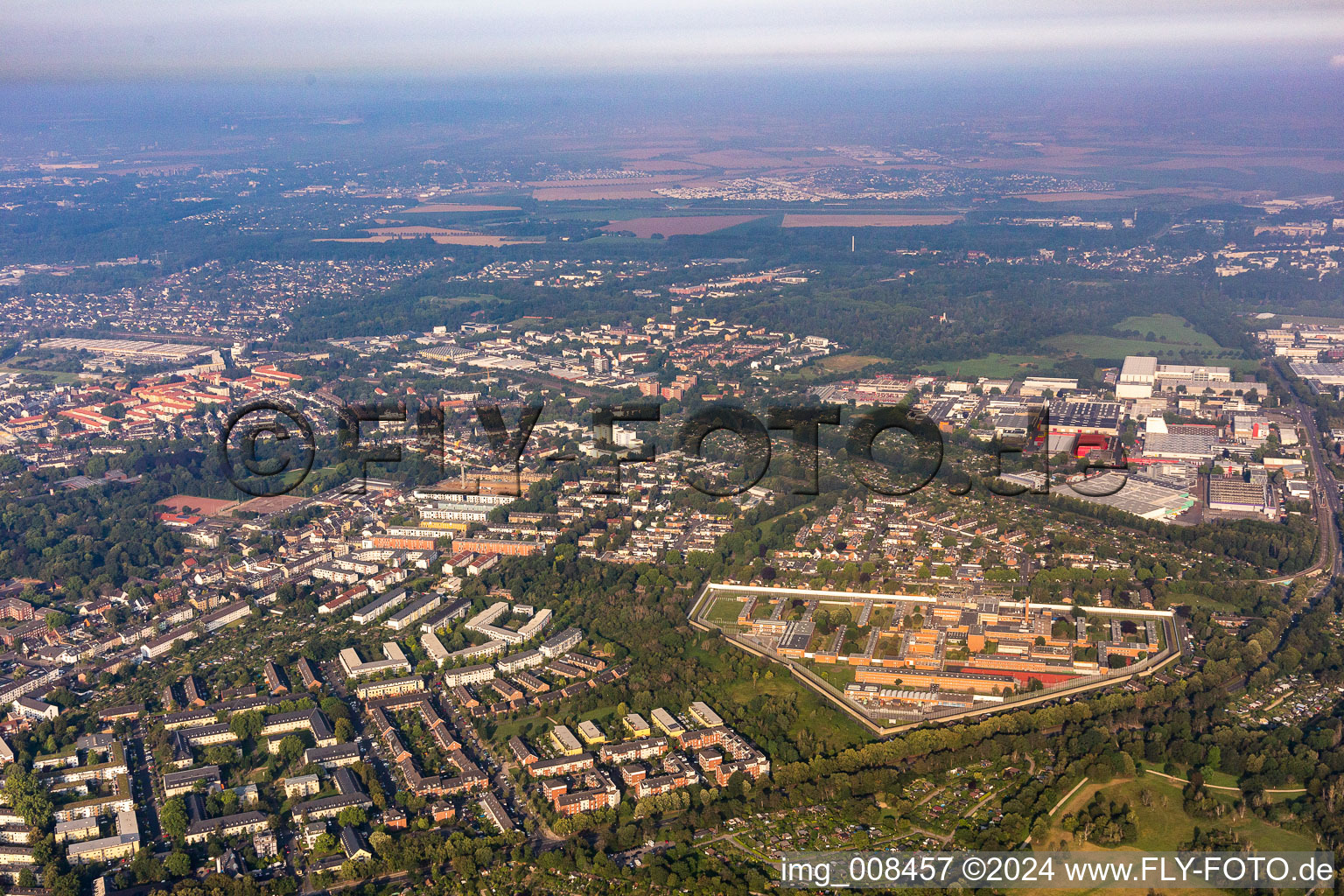 Correctional facility Ossendorf in Ossendorf in the state North Rhine-Westphalia, Germany