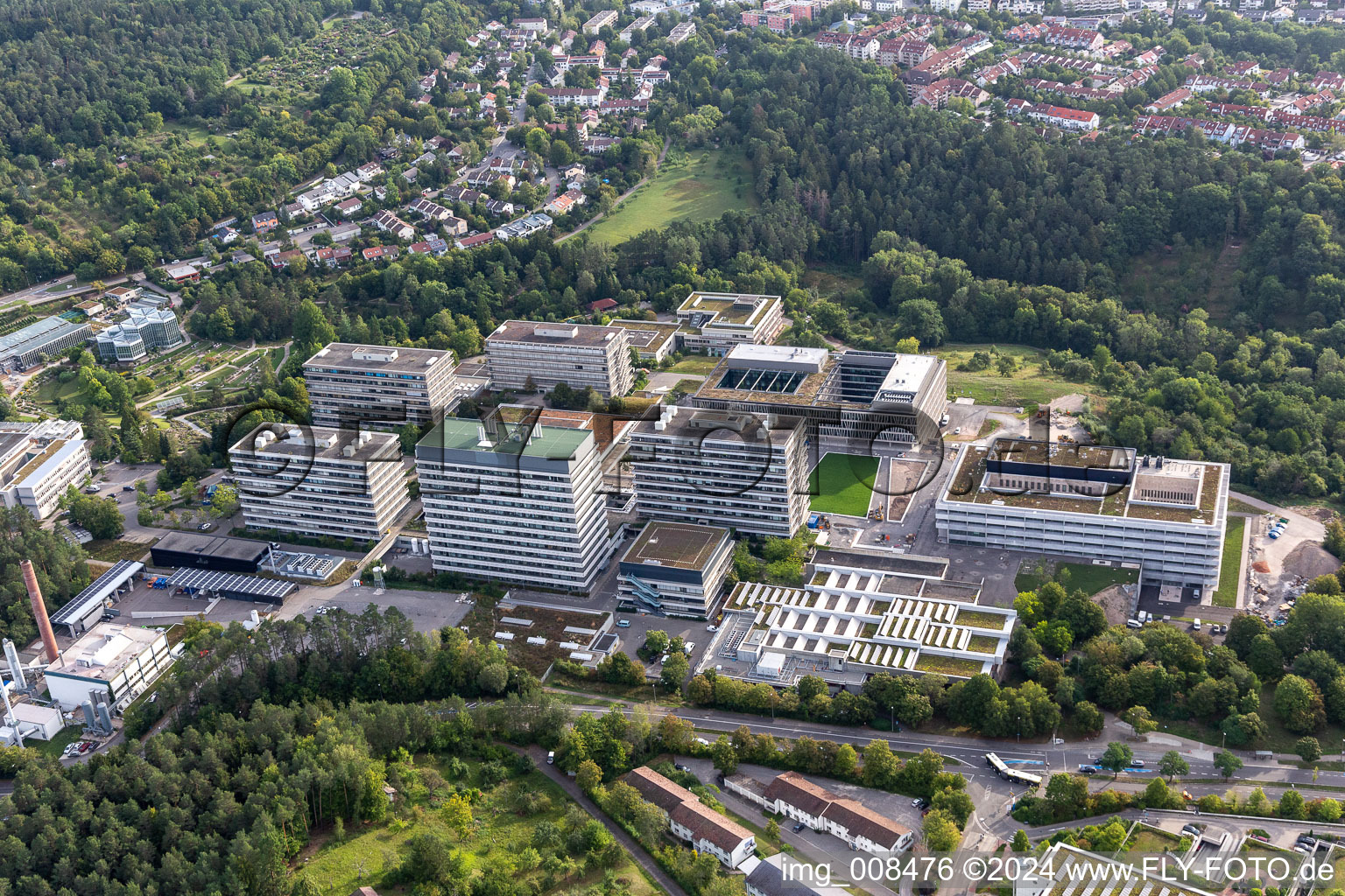 Campus building of the university in Tuebingen in the state Baden-Wuerttemberg, Germany