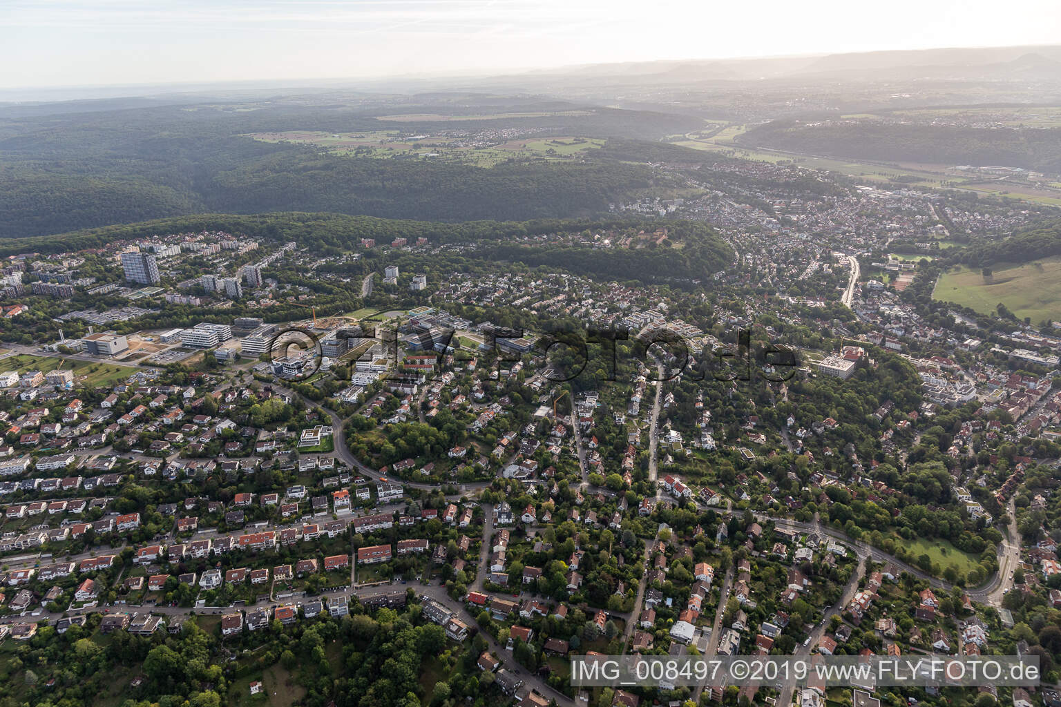 District Universität in Tübingen in the state Baden-Wuerttemberg, Germany