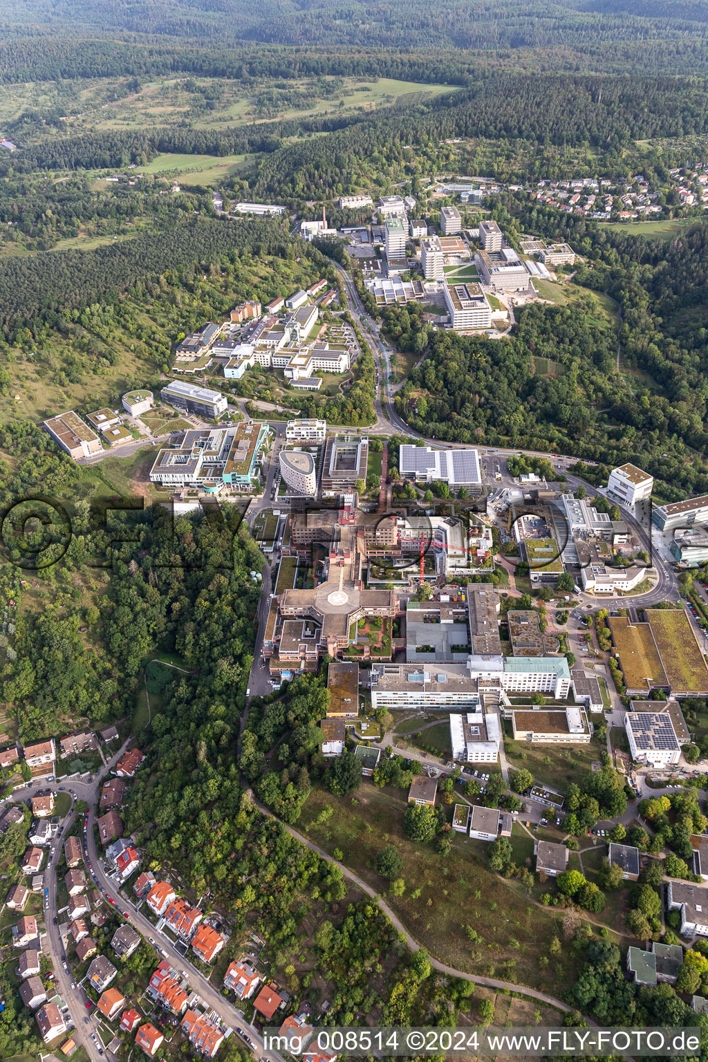 BG Clinic, University and University Hospital Tübingen in Tübingen in the state Baden-Wuerttemberg, Germany out of the air