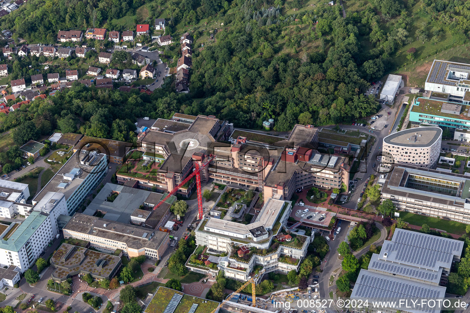 University Hospital Tübingen in Tübingen in the state Baden-Wuerttemberg, Germany out of the air