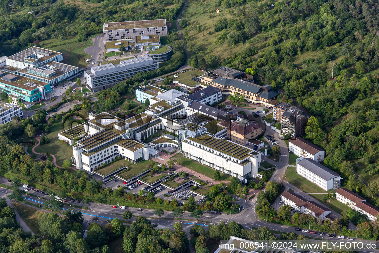 BG Accident Clinic Tübingen in Tübingen in the state Baden-Wuerttemberg, Germany out of the air