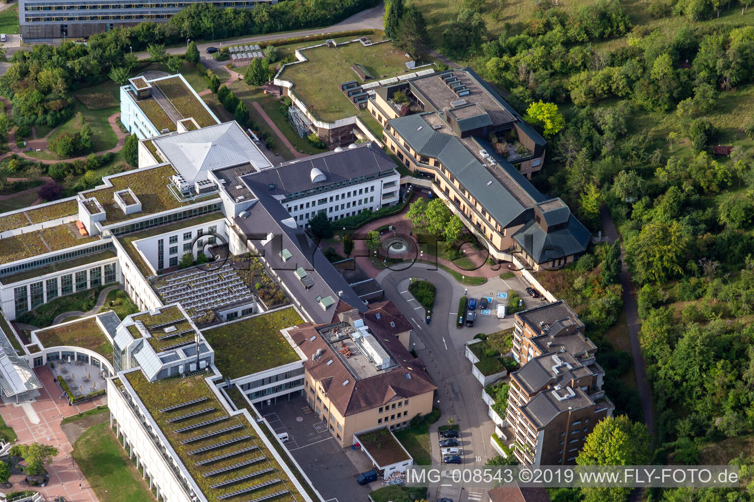 BG Accident Clinic Tübingen in the district Universität in Tübingen in the state Baden-Wuerttemberg, Germany out of the air