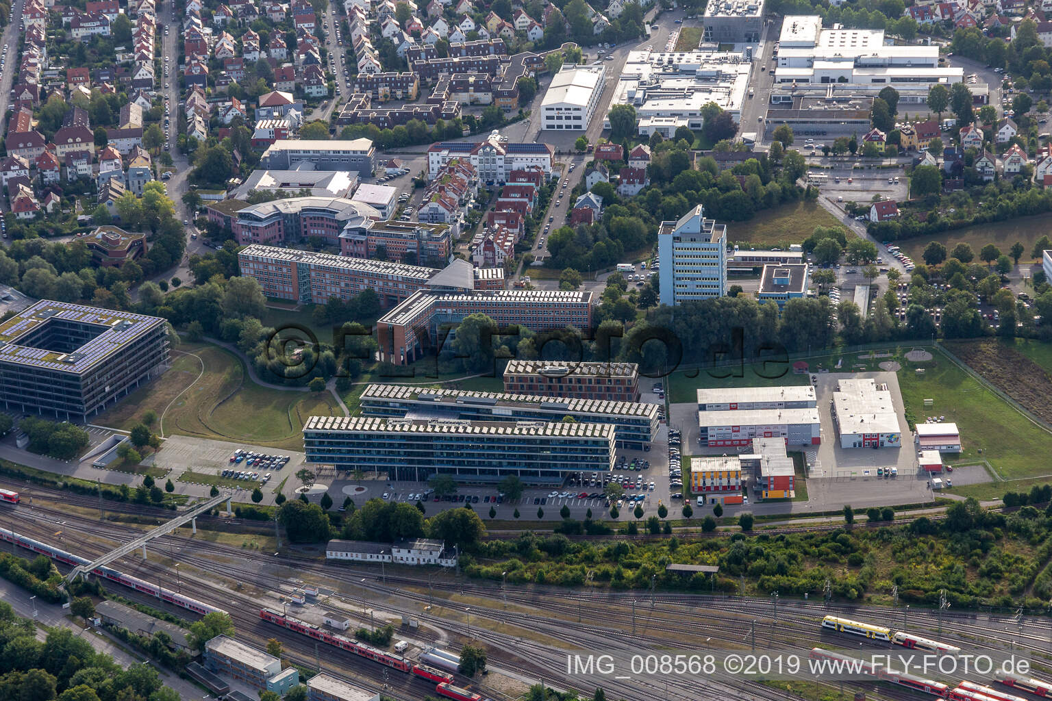 District office, regional council in Tübingen in the state Baden-Wuerttemberg, Germany