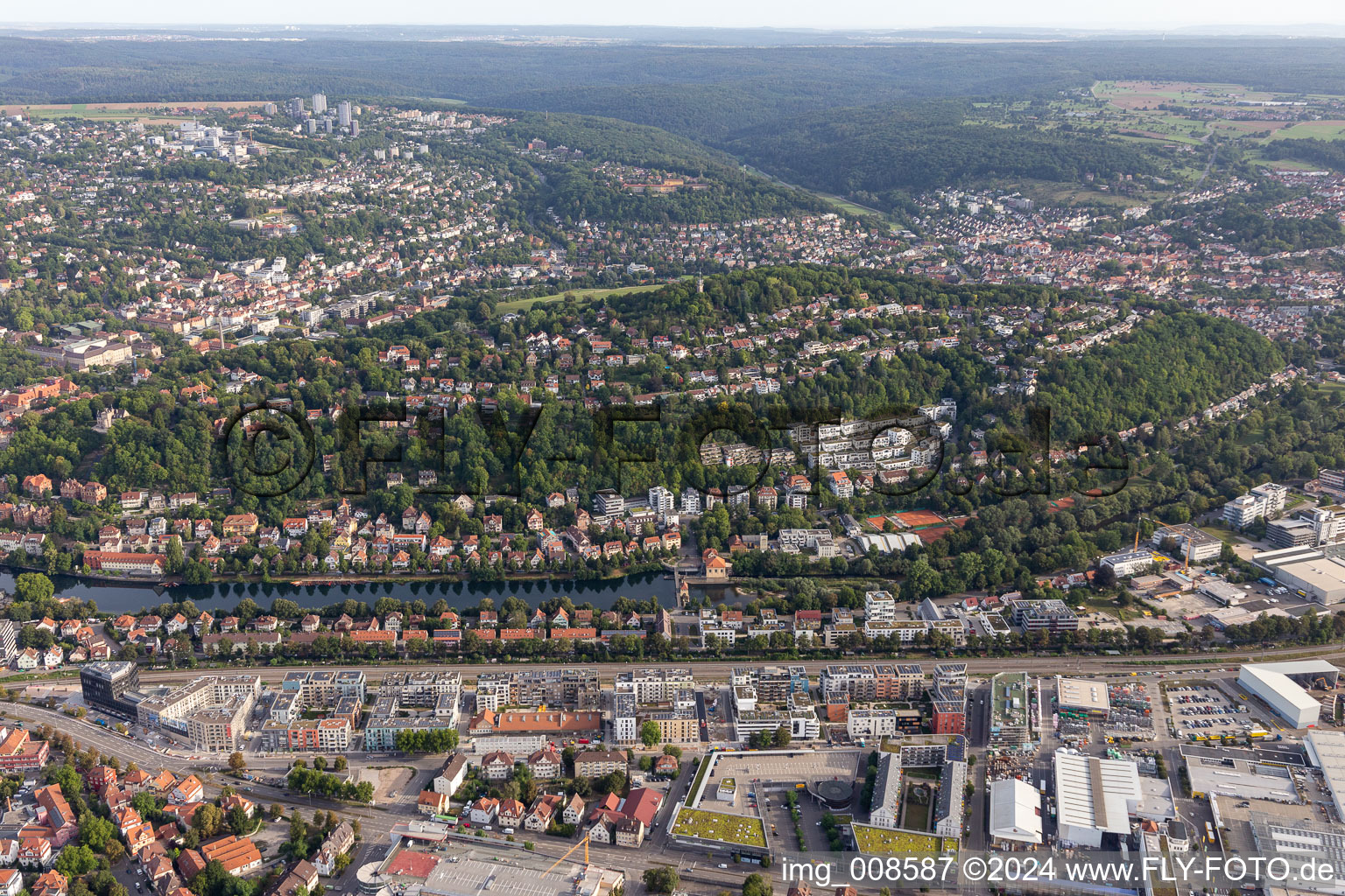 District Österberg in Tübingen in the state Baden-Wuerttemberg, Germany