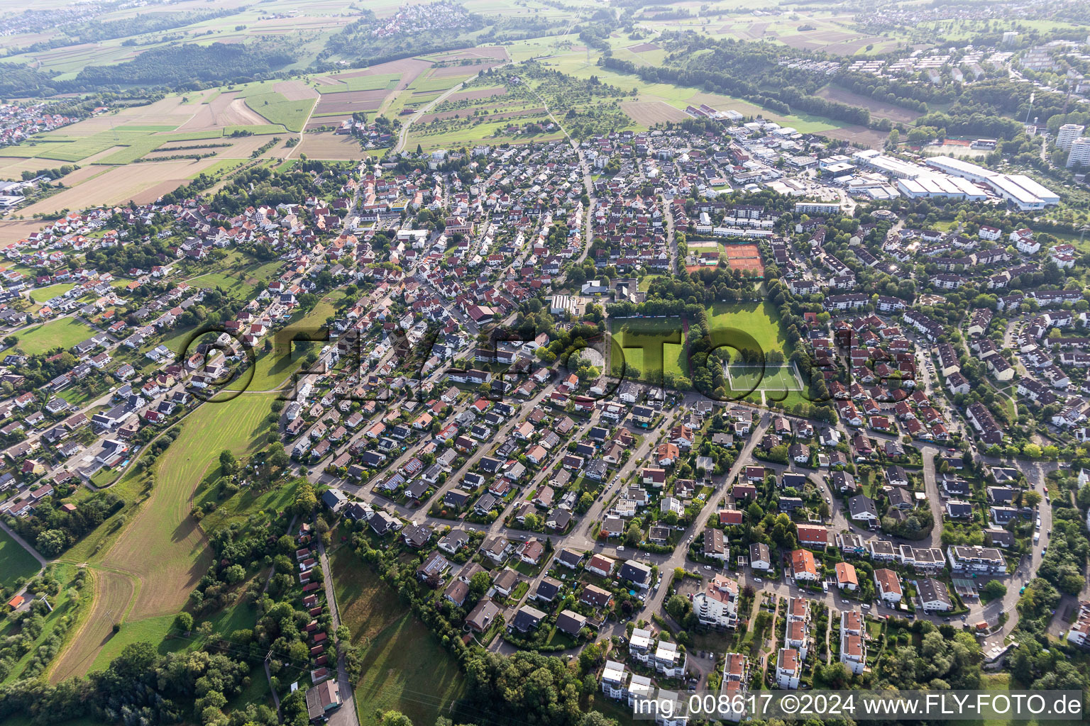 District Rommelsbach in Reutlingen in the state Baden-Wuerttemberg, Germany