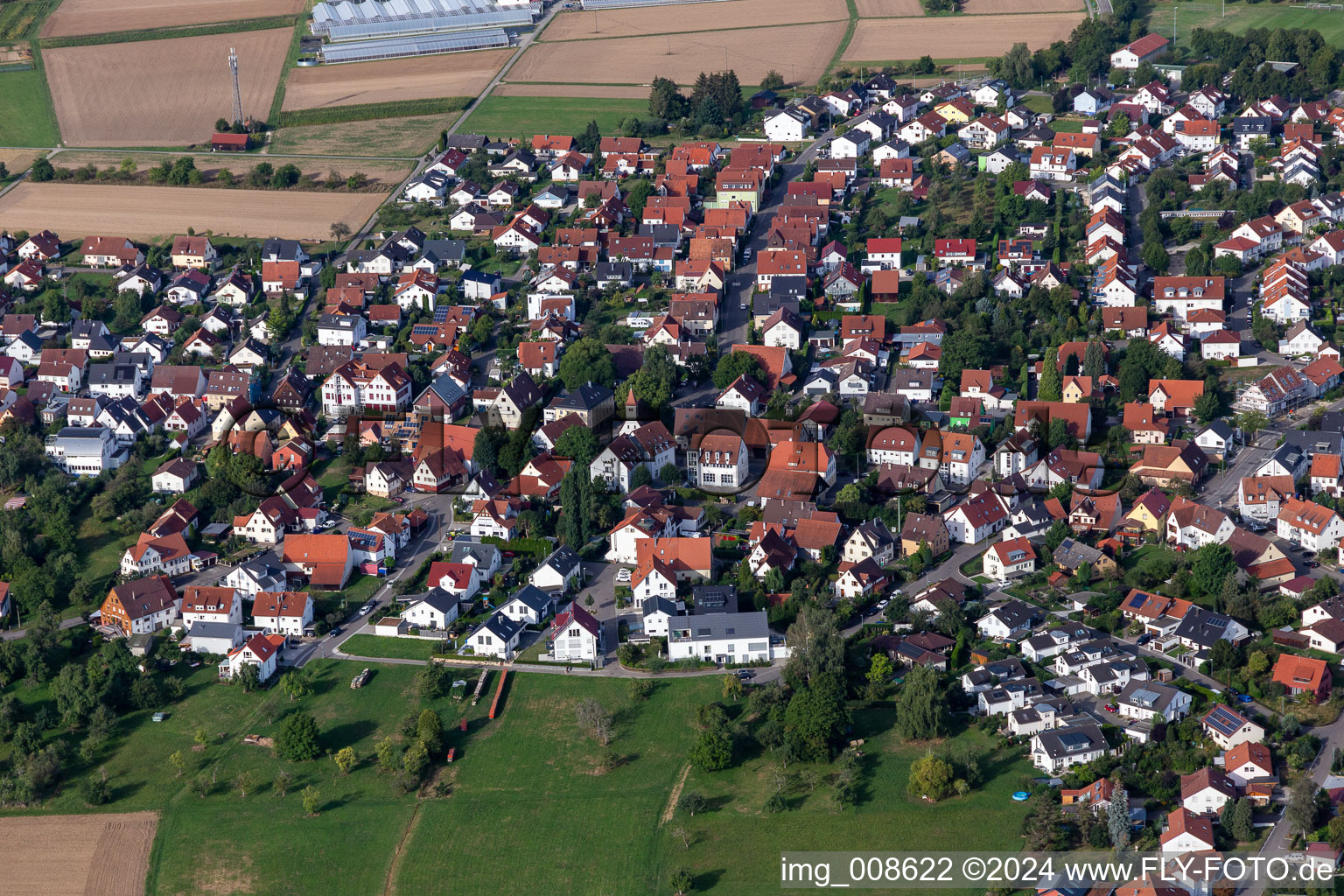 Peter's Church in Degerschlacht in the state Baden-Wuerttemberg, Germany