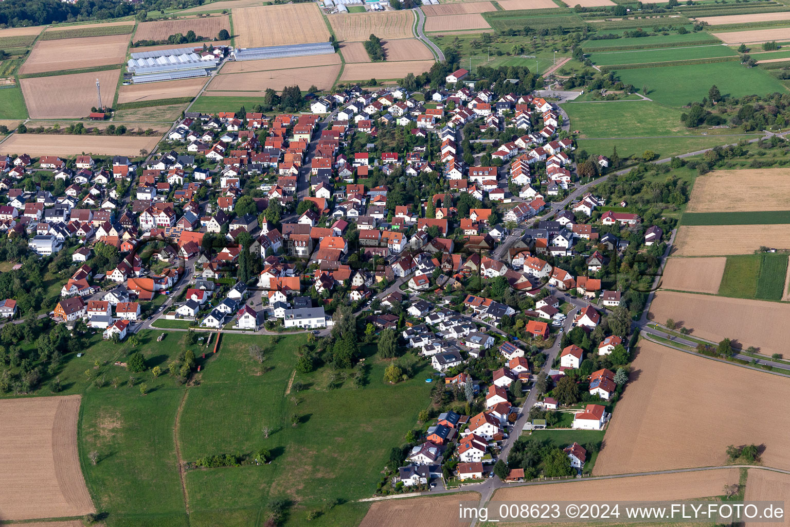 District Degerschlacht in Reutlingen in the state Baden-Wuerttemberg, Germany