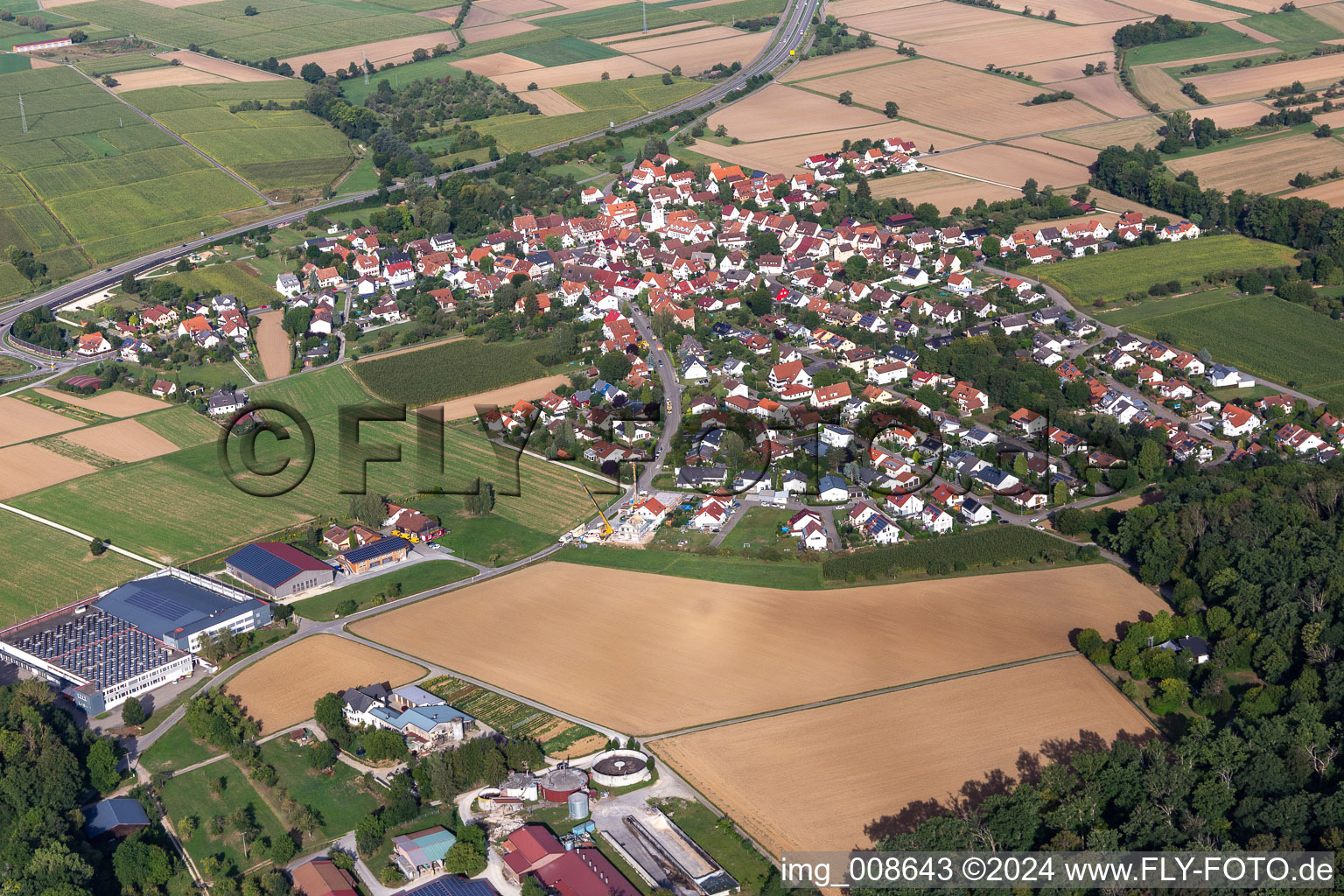 District Jettenburg in Kusterdingen in the state Baden-Wuerttemberg, Germany