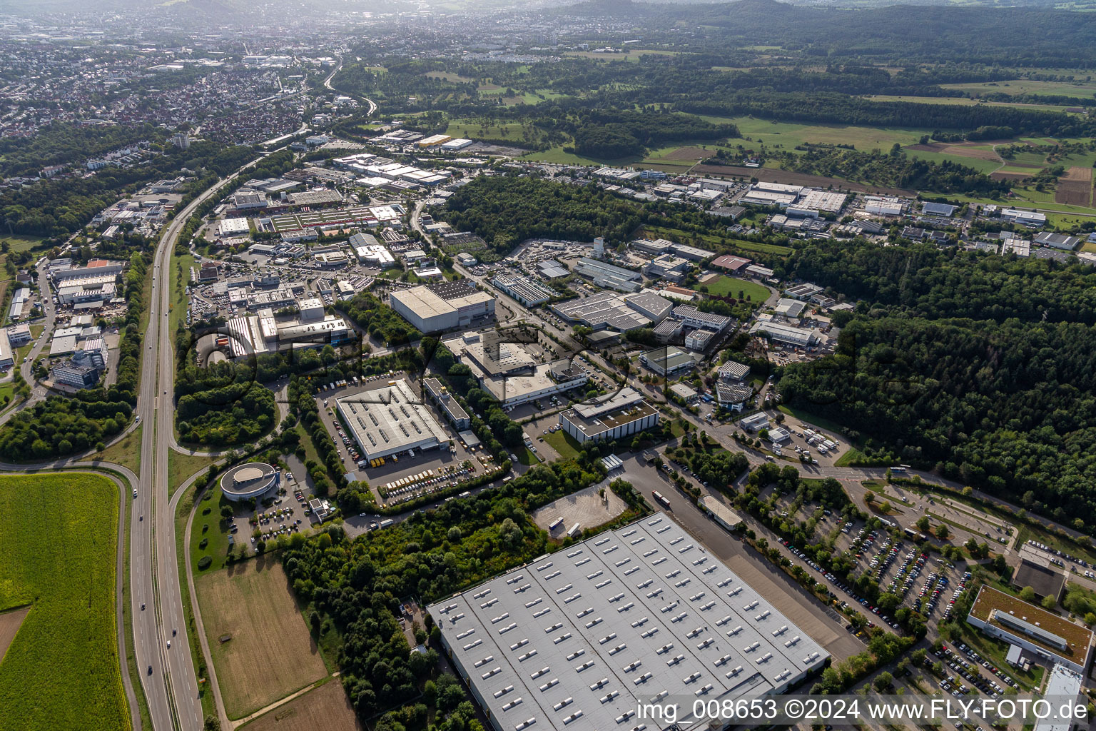 Furniture store - Furniture market Braun Möbel-Center GmbH & Co. KG in the district Jettenburg in Kusterdingen in the state Baden-Wuerttemberg, Germany