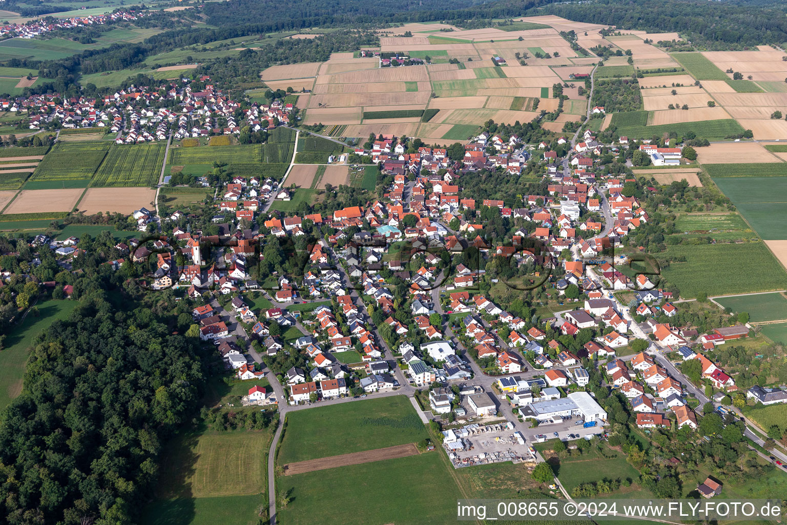 District Mähringen in Kusterdingen in the state Baden-Wuerttemberg, Germany