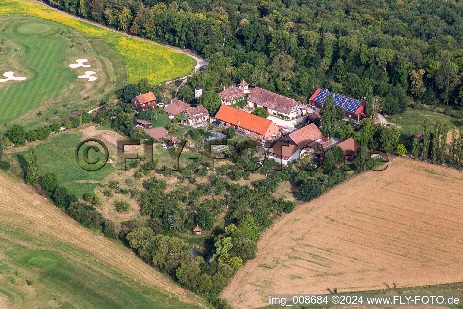 Golf Club Schloss Kressbach in the district Weilheim in Tübingen in the state Baden-Wuerttemberg, Germany