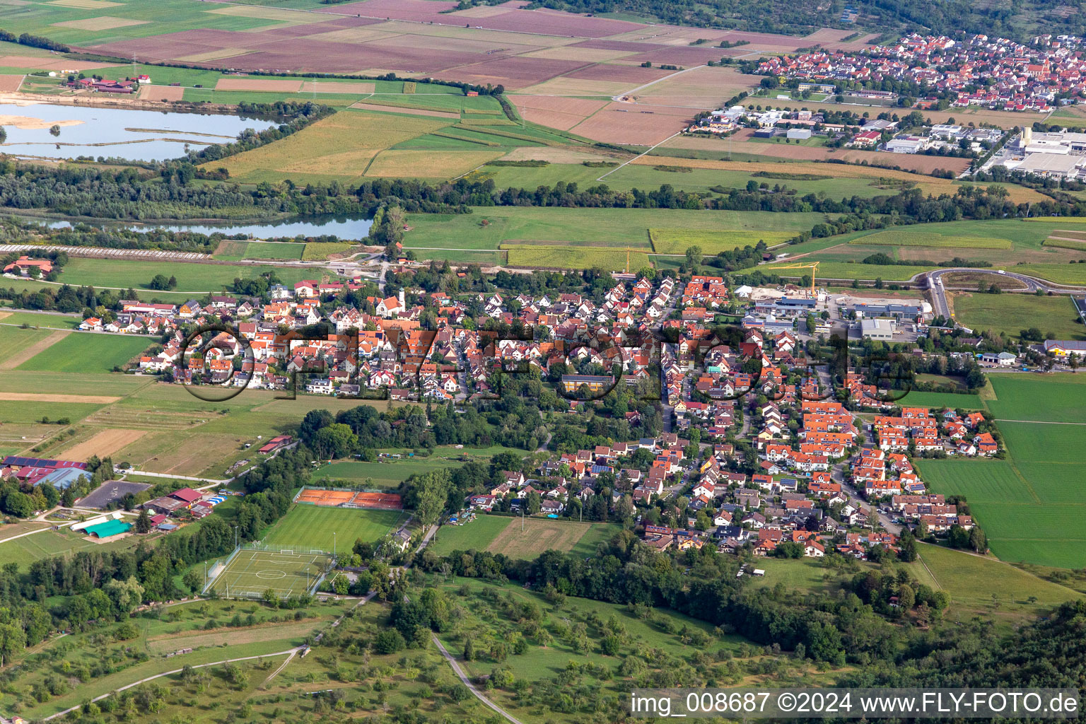 District Bühl in Tübingen in the state Baden-Wuerttemberg, Germany