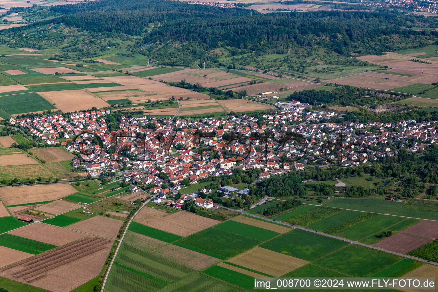 District Wurmlingen in Rottenburg am Neckar in the state Baden-Wuerttemberg, Germany