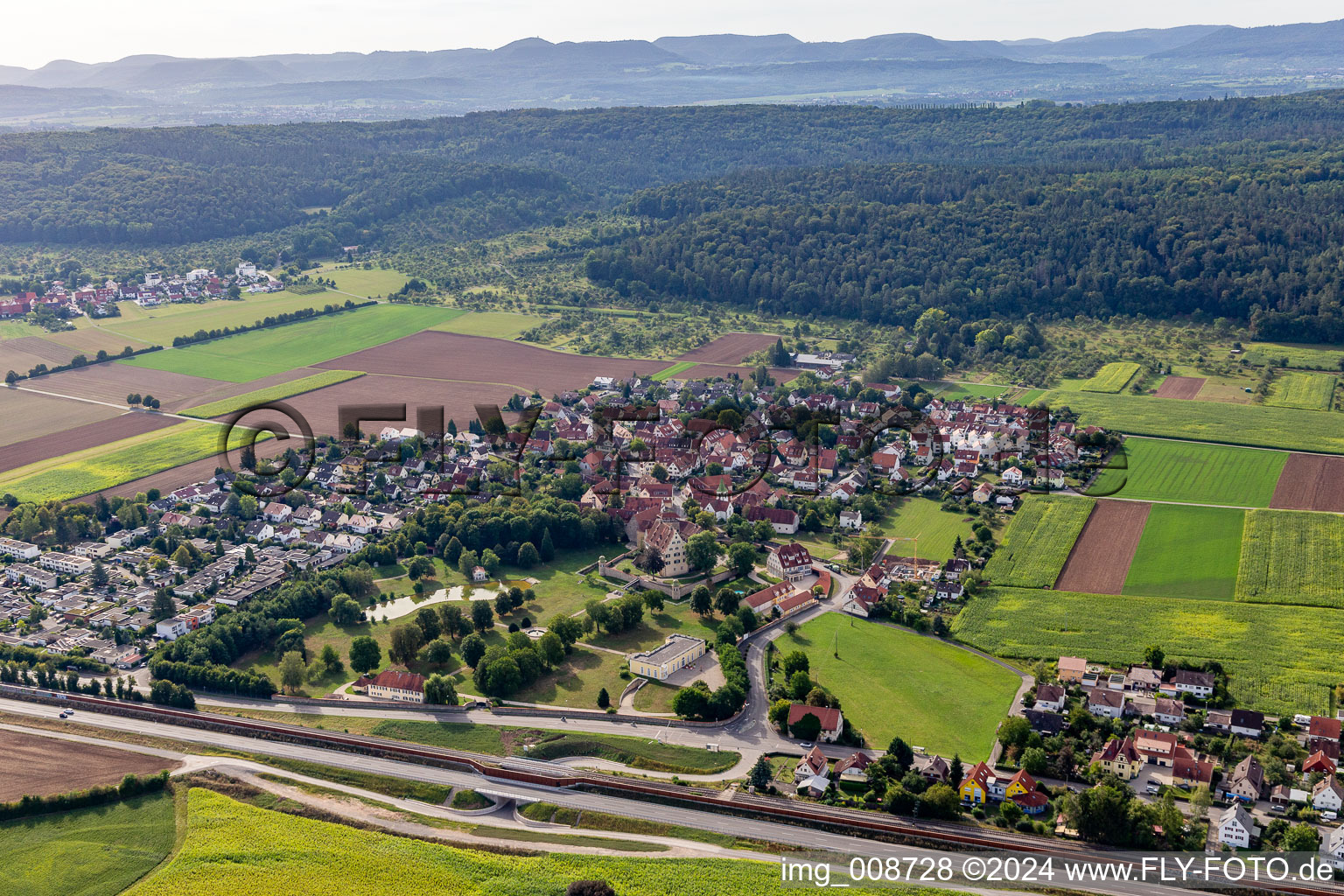 District Kilchberg in Tübingen in the state Baden-Wuerttemberg, Germany