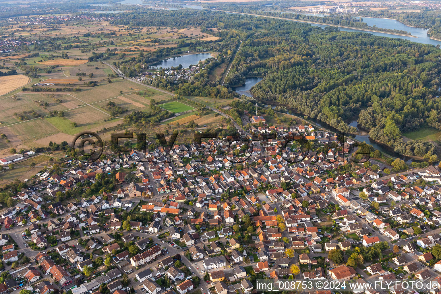 District Plittersdorf in Rastatt in the state Baden-Wuerttemberg, Germany