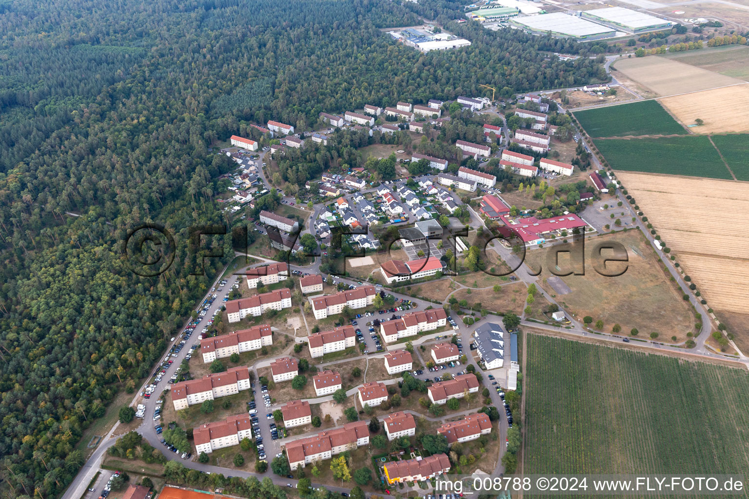 Grand Center Ring in Hügelsheim in the state Baden-Wuerttemberg, Germany