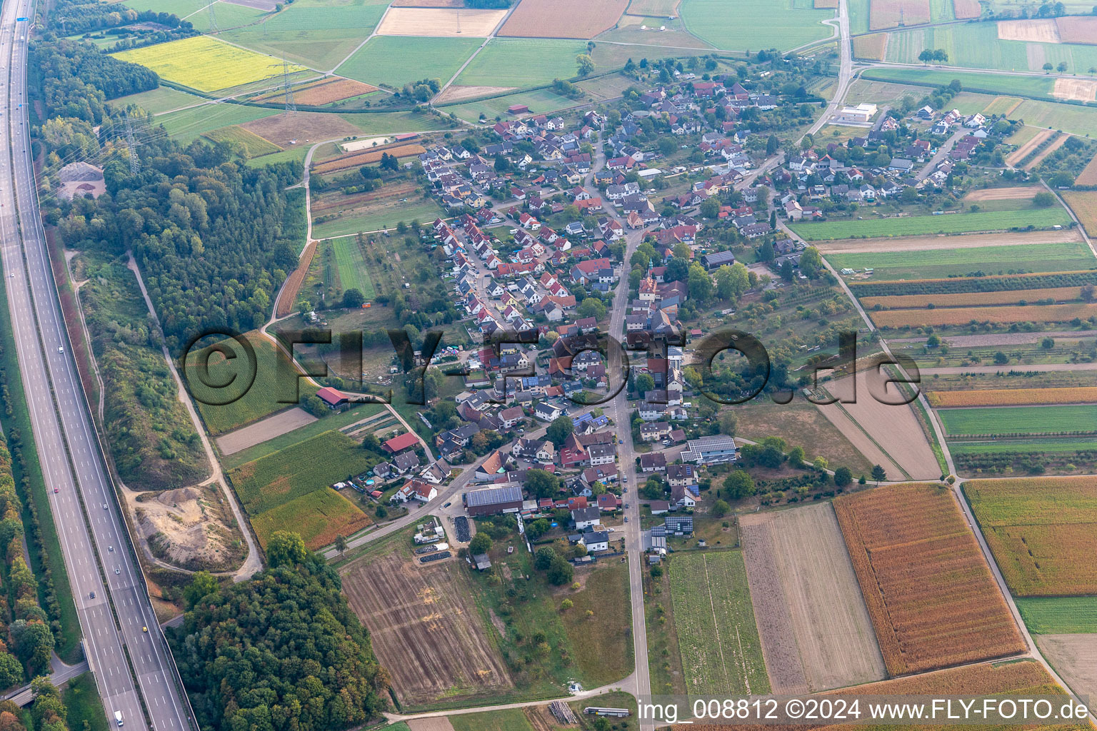 District Balzhofen in Bühl in the state Baden-Wuerttemberg, Germany