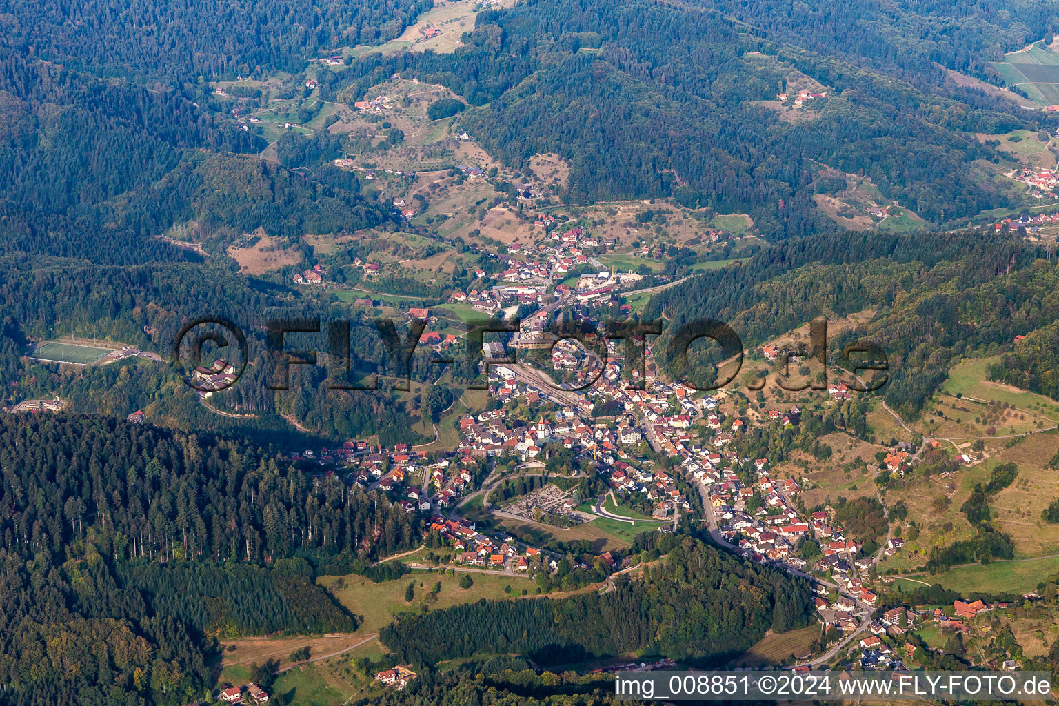 Ottenhöfen im Schwarzwald in the state Baden-Wuerttemberg, Germany