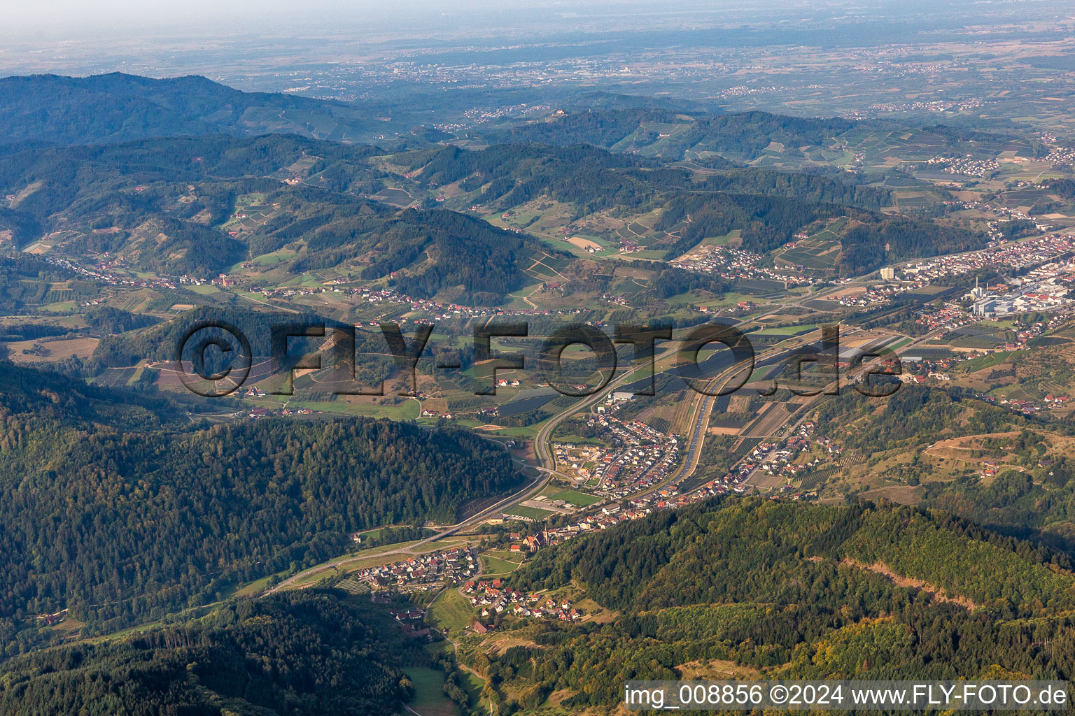 Rench Valley in Lautenbach in the state Baden-Wuerttemberg, Germany