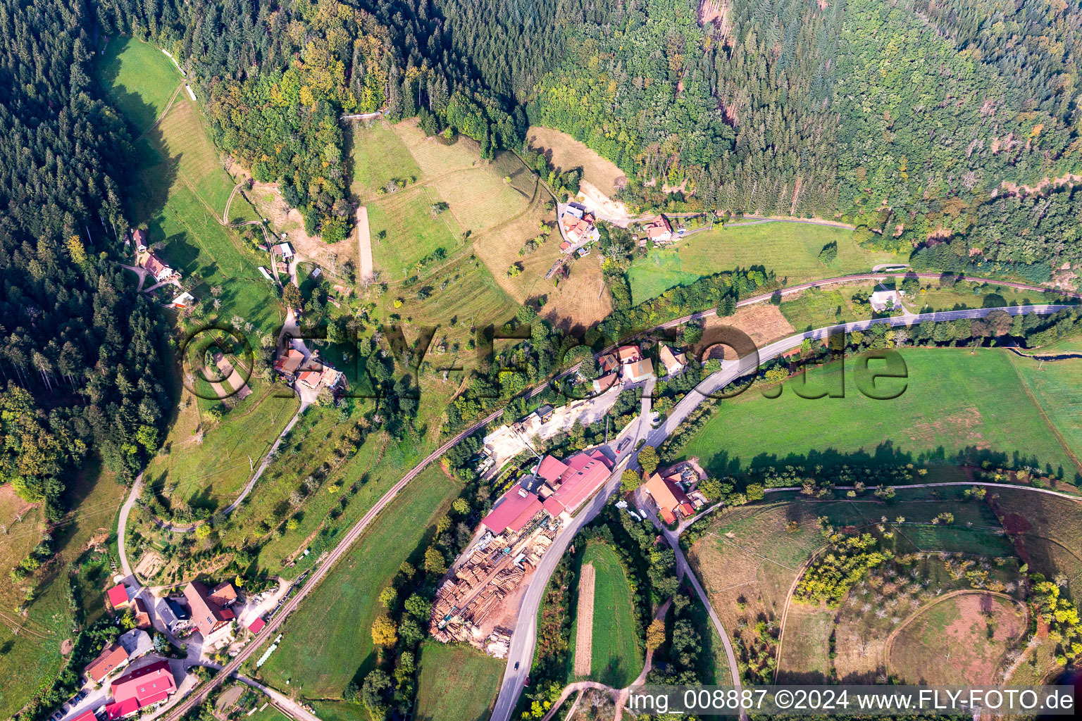 Bollenbach sawmill in Oppenau in the state Baden-Wuerttemberg, Germany