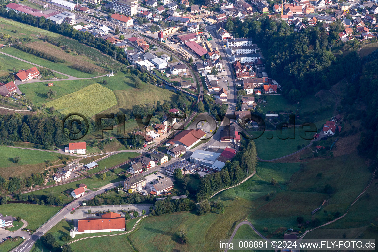 Netto, Pizza, Penny in Oppenau in the state Baden-Wuerttemberg, Germany