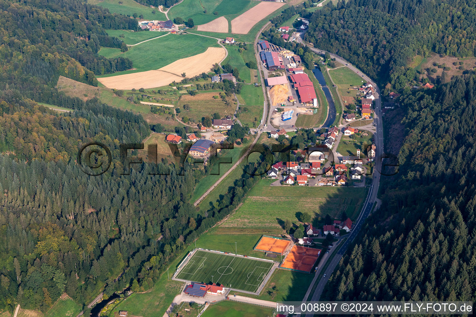 Renchtal wood in Oppenau in the state Baden-Wuerttemberg, Germany