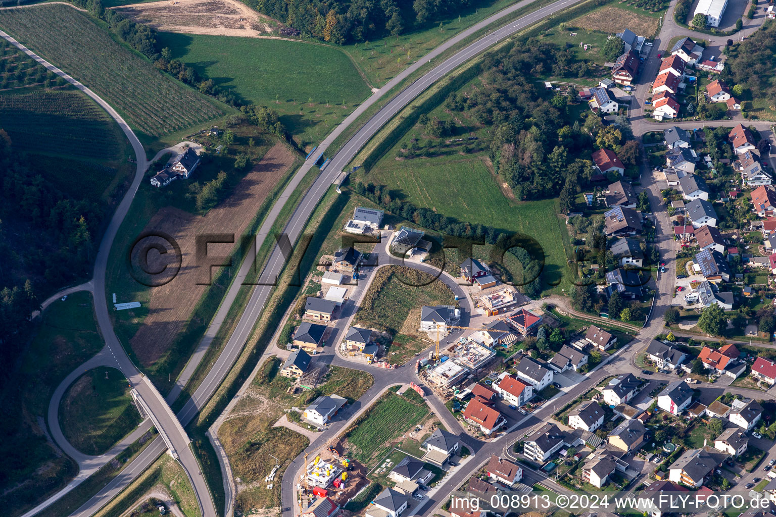 Lautenbach in the state Baden-Wuerttemberg, Germany out of the air