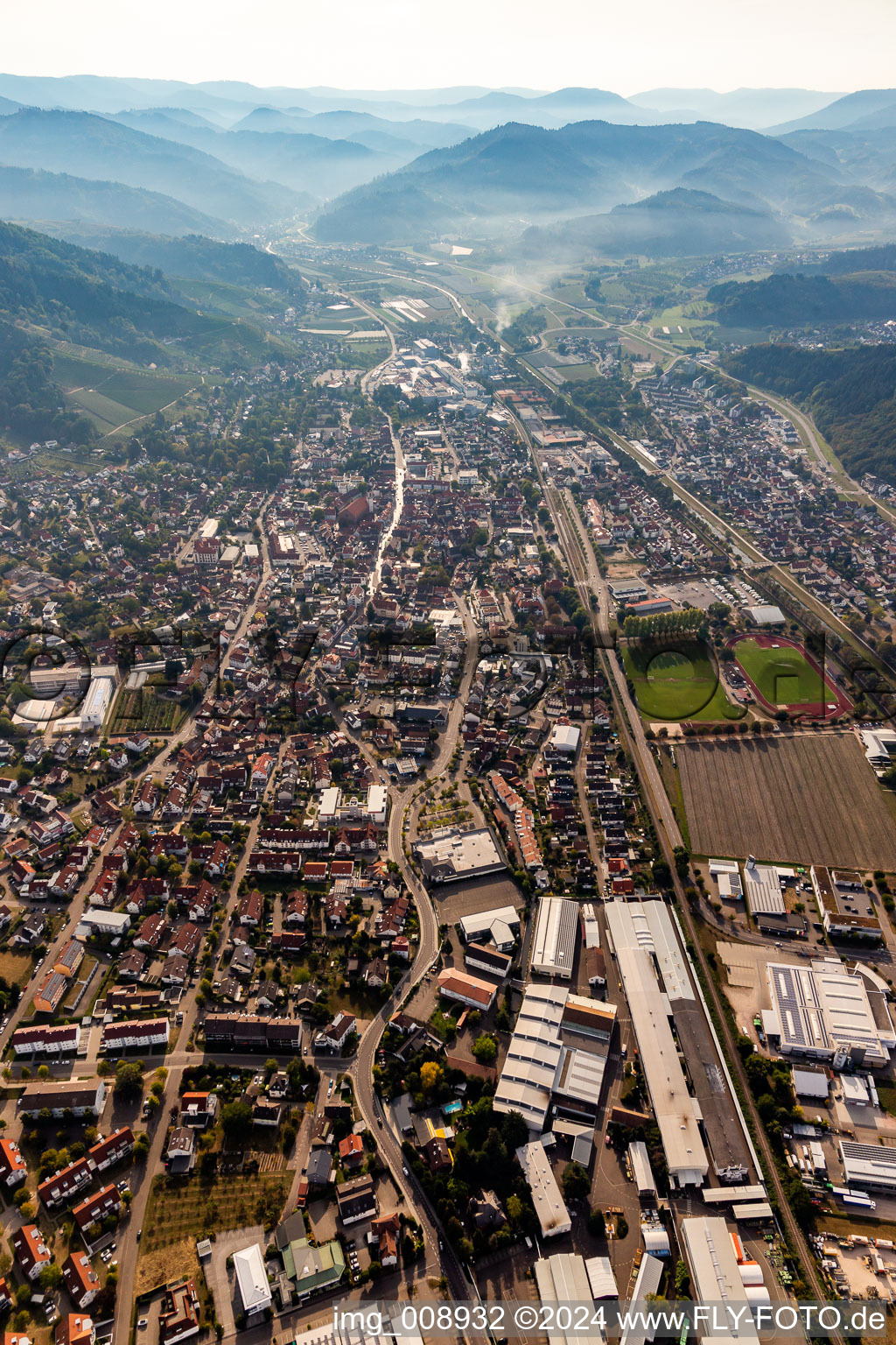 District Butschbach in Oberkirch in the state Baden-Wuerttemberg, Germany