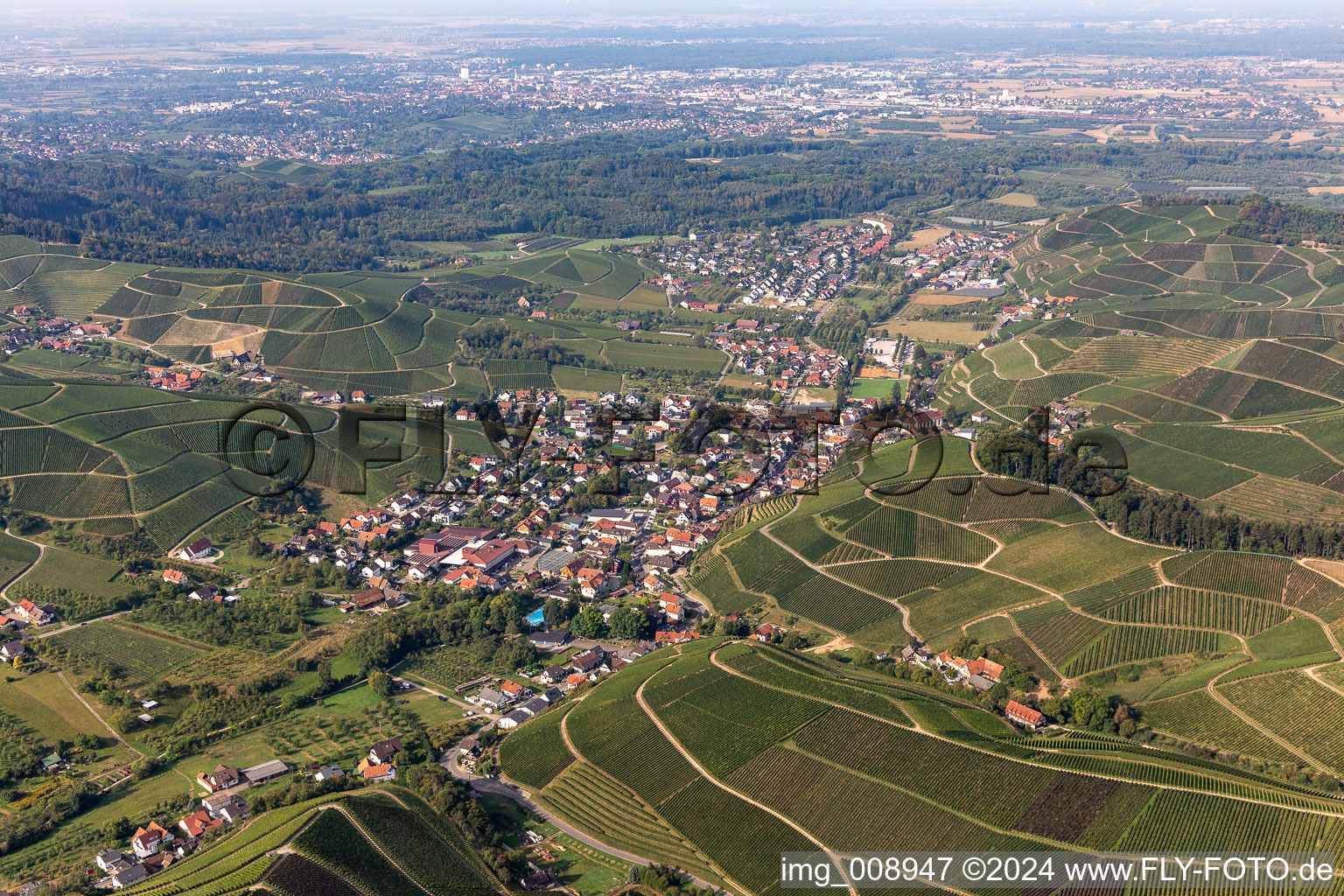 District Hilsbach in Durbach in the state Baden-Wuerttemberg, Germany