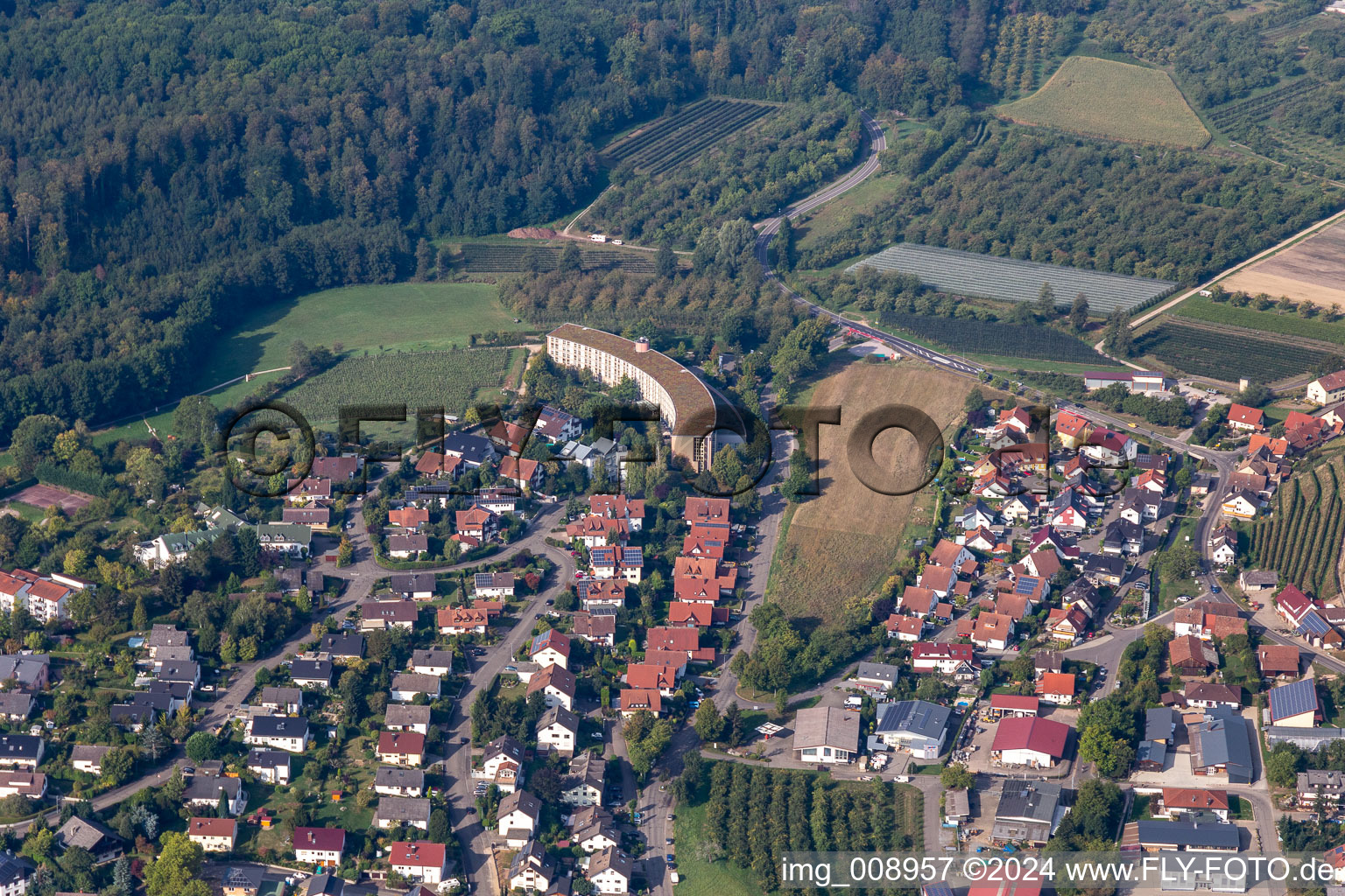 Complex of the hotel building Dorint Hotel Durbach/Schwarzwald in the district Ebersweier in Durbach in the state Baden-Wuerttemberg, Germany