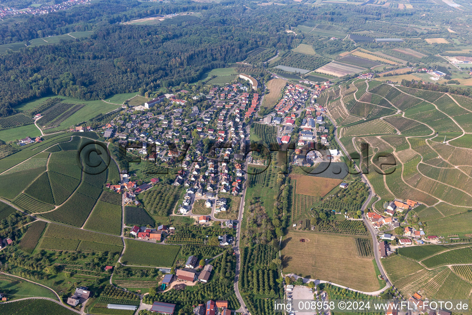 District Unterweiler in Durbach in the state Baden-Wuerttemberg, Germany