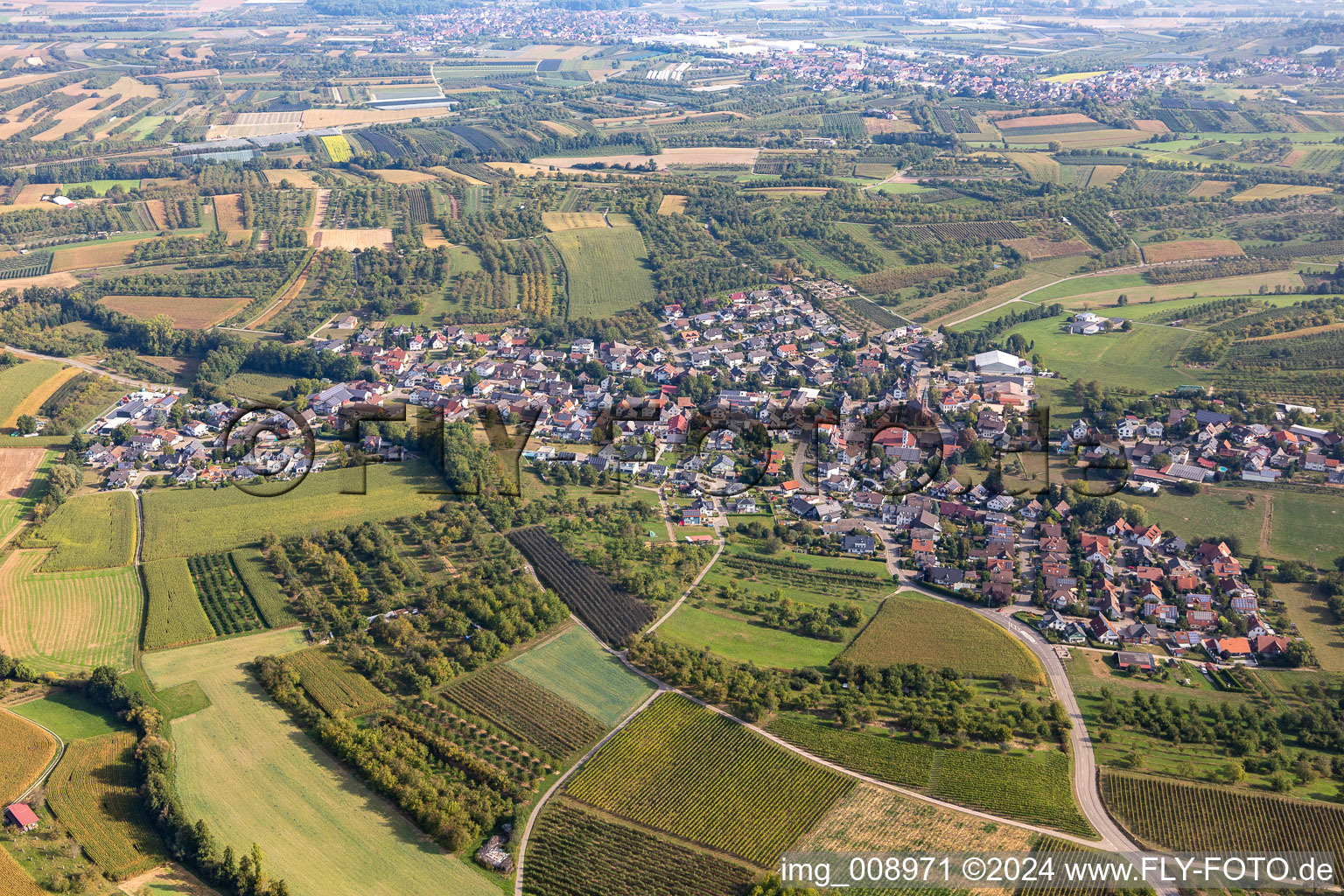 District Nesselried in Appenweier in the state Baden-Wuerttemberg, Germany