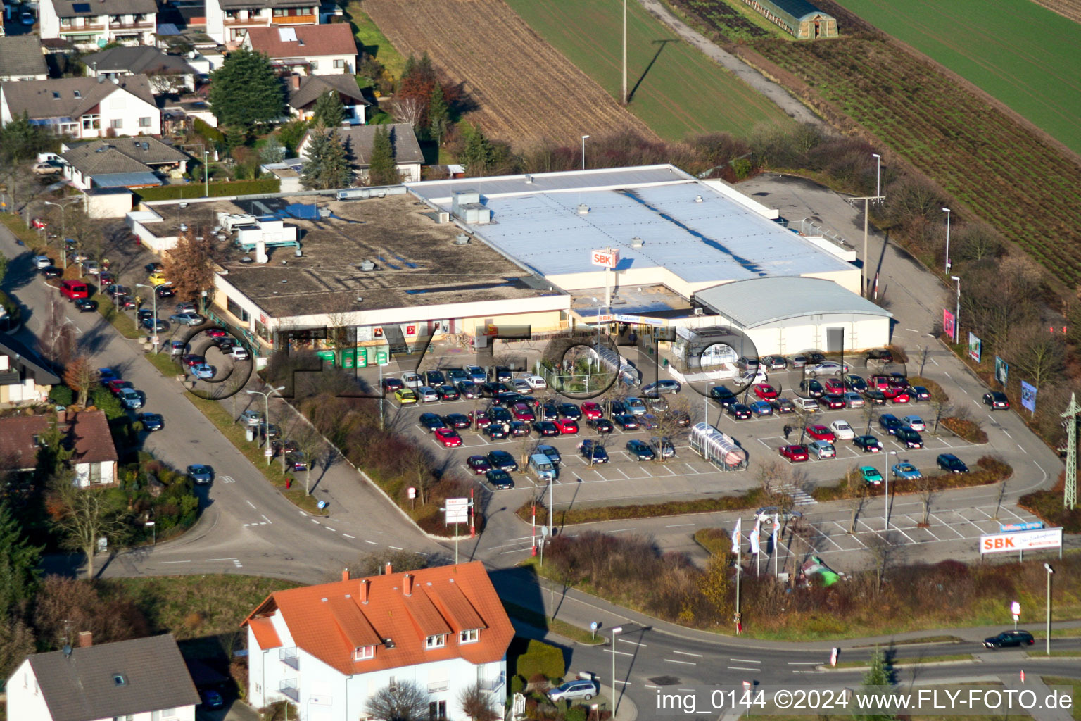 Store of the Supermarket SBK in Kandel in the state Rhineland-Palatinate