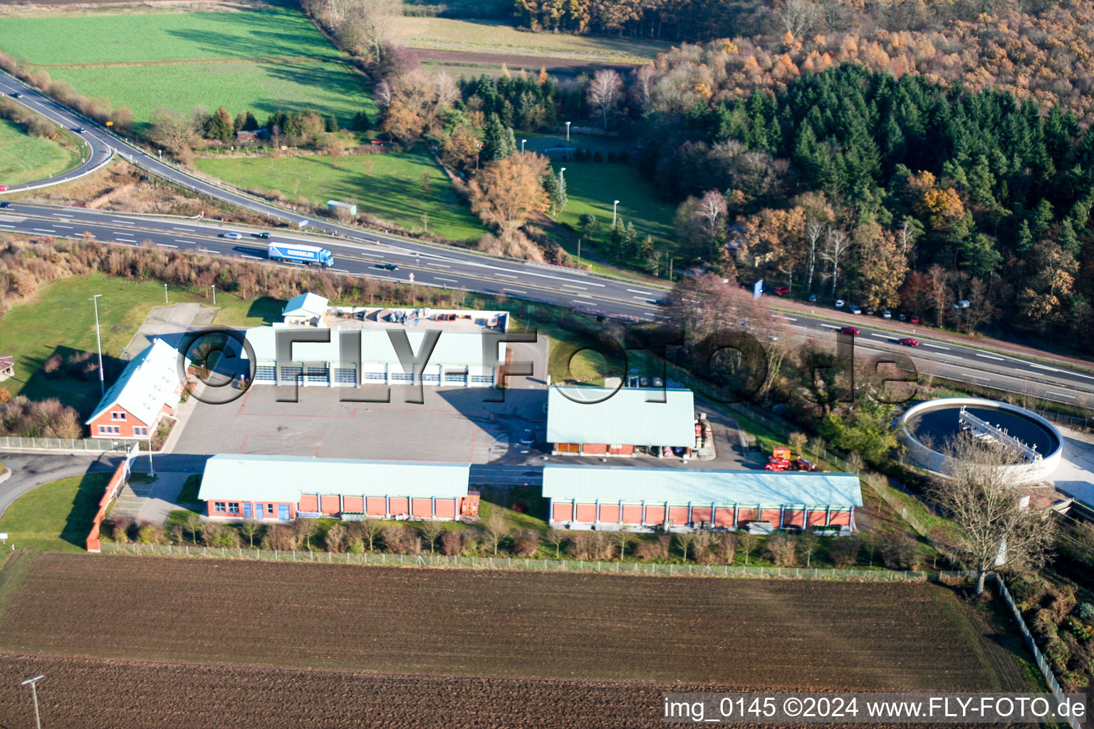 Motorway maintenance department in Kandel in the state Rhineland-Palatinate, Germany