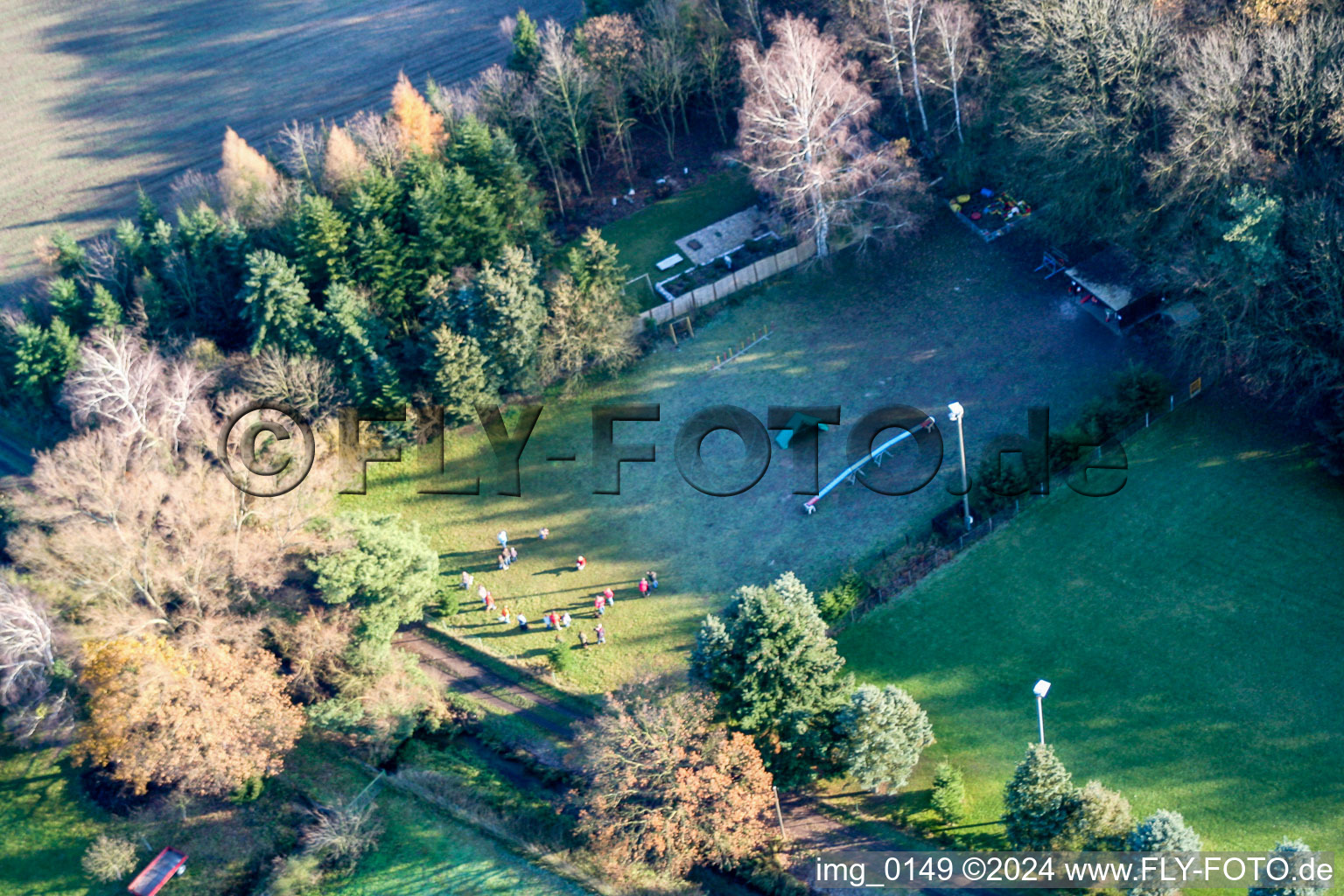 Dog sports area in Kandel in the state Rhineland-Palatinate, Germany