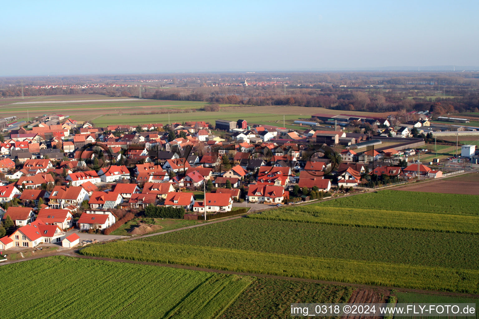 Rheinzabern in the state Rhineland-Palatinate, Germany